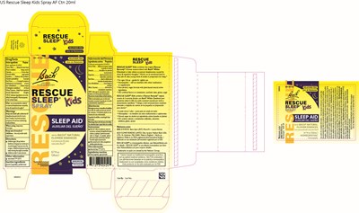 FDA Sub 3005921 US Rescue Sleep Kids Spray AF Ctn 20ml v5.jpg label - FDA Sub 3005921 US Rescue Sleep Kids Spray AF Ctn 20ml v5